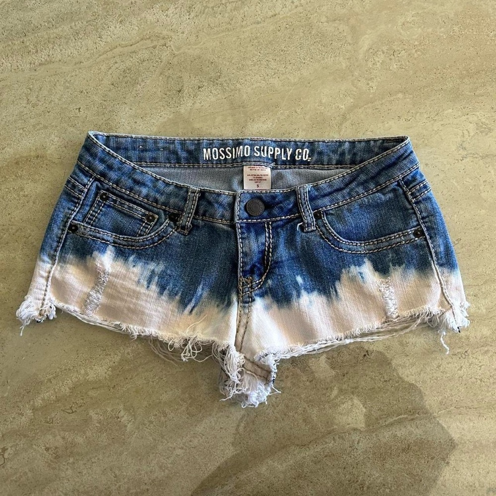 Mossimo Bleach Ombré Mini Shorts